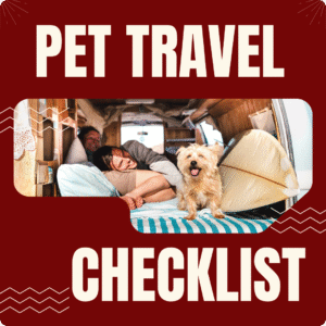 pet travel checklist